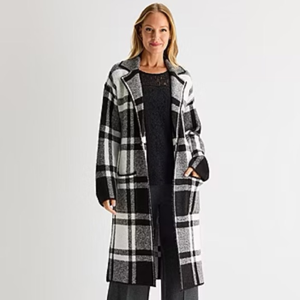 Liz Claiborne Checkered Jacket
